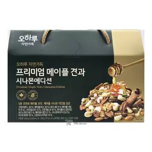오하루 자연가득 프리미엄 메이플 견과 시나몬 에디션 20g x 20개입