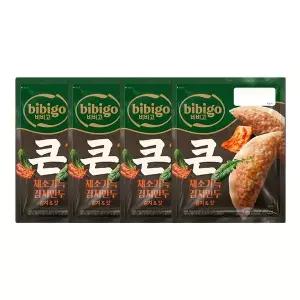[CJ제일제당][CJ] 비비고 큰채소가득 만두 김치&갓 400g x4개