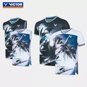 빅터 배드민턴 의류 믹스클루시브 토너먼트 반팔 민소매 티셔츠 T-60006 T-60007