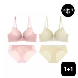 에블린 EBLIN[2SET] MybE_로맨티크_노와이어 브라2+팬티2세트