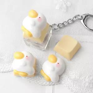 비즈아이 [6423-25]아크릴 키캡파츠 탑꾸재료 발그레오리 23.1x21.5mm ,1개