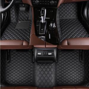 BMW 호환 X1 F48   맞춤형 자동차 바닥 매트 가죽 발 매트 카펫 매트 카펫 러그 패드