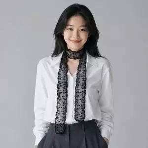 플로라 여성 시스루 레이스 방도 스카프 쁘띠 여름 미니 헤어 가방 목 리본 패션소품