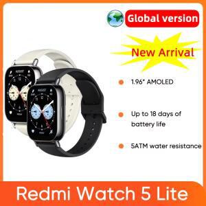 샤오미 레드미 워치 5 라이트 글로벌 버전, 1.96 인치 AMOLED 스크린, 미 스마트워치, 블루투스 통화 GNSS