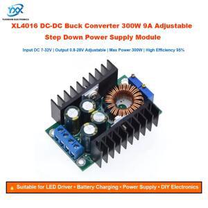 XL4016 DC-DC 벅 컨버터 300W 9A 조정 가능 스텝 다운 전원 공급 장치 모듈 5-40V에서 1.2-35V 전압 조절기