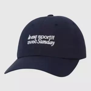 모자 JQS QQ223ACP61-DNV 핫썸머 레터링 볼캡 / DARK NAVY