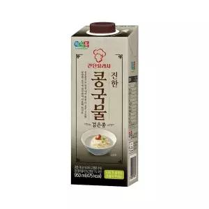 [보리보리/베지밀]정식품 간단요리사 진한 콩국물 검은콩 950mlx6팩