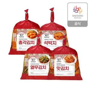 [NS홈쇼핑]종가 별미김치 900g 4종 3개 골라담기(맛/총각/열무/석박지)[35965855]