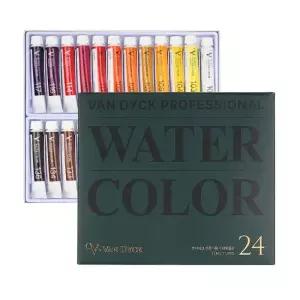 아트박스 아트피스 반다이크 수채화물감 12ml 24색 세트