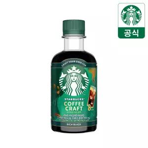 스타벅스 커피 크래프트 프리미엄 커피 원액 리치 블랙 260ml