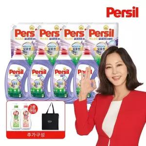 [퍼실] 엑스퍼트 실내건조 2.2L, 4개 + 1.5L, 4개 + 프릴 2개 + 폴딩카트 (일반/드럼 겸용)