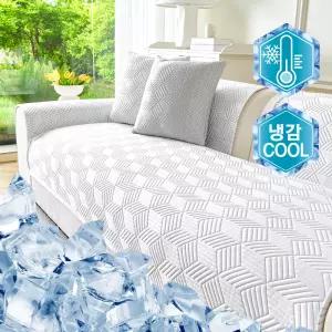 오라이프샵 3D 프리미엄 쿨라인 냉감 쇼파패드 여름용 쿨링 소파매트