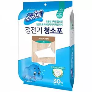 학교 스카트막대걸레 정전기 정정기청소포 청소물티슈 청소포 프리미엄 물걸레청소밀대 대형 하니C3
