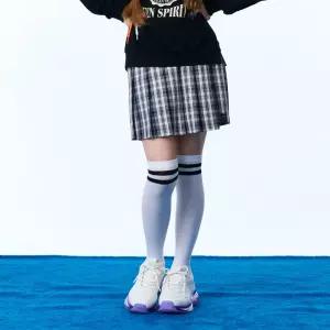 [국내당일]오션스카이 [2color]여아 체크 플리츠스커트 PANT 팬츠 바지S 바지 - 멀티