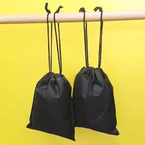 부직포 가방 블랙 소 부직포주머니 부직포파우치 이너백 더스트백 복주머니