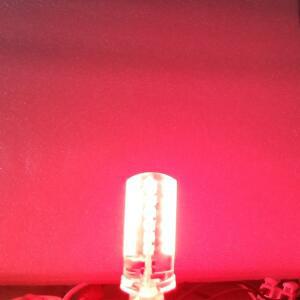 G9 LED 파란색 220v 빨간색 녹색 전구