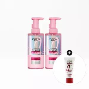 [로레알파리] 글라이콜릭 글로스 샴푸 440ml 2개+TR5 헤어팩50ml