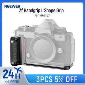 Nikon Z f 용 NEEWER 핸드 그립 L 모양 및 알루미늄 캡이있는 초박형 레트로 폼 피팅 카메라 장착베이스