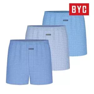 [BYC] 남성 순면 트렁크팬티 60수 사각박서 MCG1527 3매입