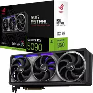 Asus ROG Astral GeForce RTX 5090 32GB GDDR7 게이밍 그래픽 카드 Nvidia 2.1a 3배 5.0 PCIe HDMI 팬 슬롯
