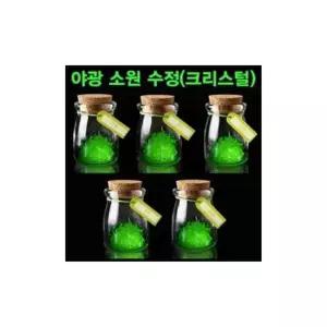 4개) 야광소원수정 크리스탈 키우기 어린이 학교 과학 수업 교구 실험 교육완구 과학장난감