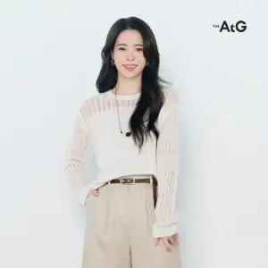더엣지 [최초가79 900원] 26S S 린넨혼방 크로쉐 썸머 니트 3종