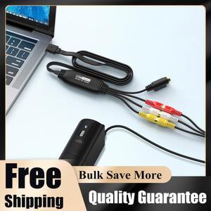 HDMI캡쳐보드 캡쳐보드 USB 비디오 캡처 카드 VHS TV 어댑터PC용 변환기 VHS디지털 DVD VCR