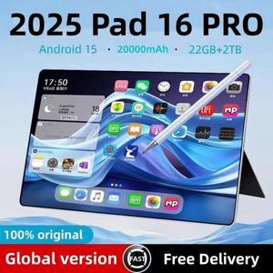 2026  패드 16 프로 태블릿 안드로이드 15 22GB 2TB 스냅드래곤 8 Gen 2 글로벌 버전 5G 듀얼심 구글 플레