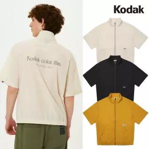 브리즈 라이트 스탠넥 반팔 집업 (3 COLOR)