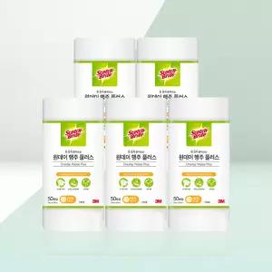 3M 원데이 행주 플러스 50매 x 5롤 /일회용 주방 행주