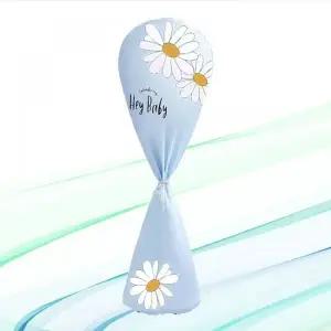 [하프클럽/]파란색 Hey Baby 선풍기커버 안전망 덮개 먼지방지 보관