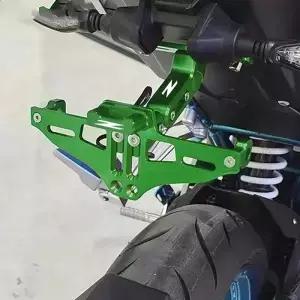 가와사키 Z25 Z250 Z400 Z650 Z750 Z800 Z900 Z000 SX용 오토바이 디 제거 키트 번호판 홀더 라이트