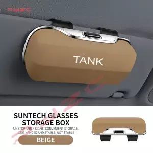 GWM 탱크 300 400 500 700 800 자동차 바이저 Suglasses 안경 홀더 클립 주최자 상자 보호 보관 케이스