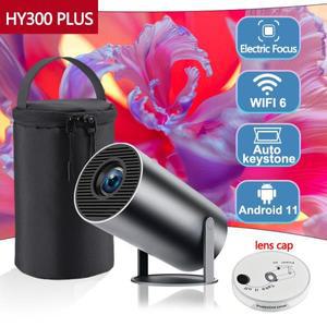 2025 DITONG HY300 프로 플러스 HD 4K 프로젝터 포터블 1280x720P 안드로이드 LED 비디오 홈 시어터 시네마