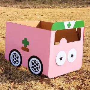 종이 박스 자동차 만들기 자동차극장 교통 놀이 DIY 키트
