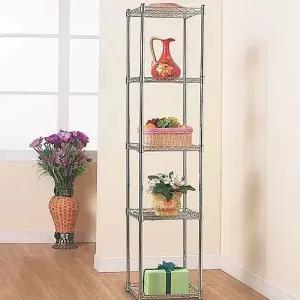 공장수납장 가로35cm5단 선반 사무실철제랙 베란다 회전