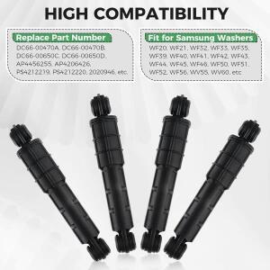 삼성 호환 전면 로딩 세탁기용 DC66-00470A 워셔 충격 흡수 장치세트 4개 AP4206426 2020946