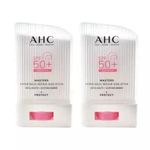 AHC 최신상 핑크 칼라민 선스틱 하이퍼 마일드 리페어 22g 2개