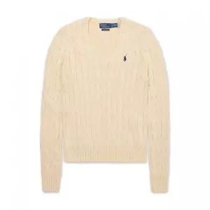 [폴로 랄프 로렌]POLO RALPH LAUREN 5%케이블 니트 코튼 브이넥 스웨터-내추럴 WMPOSWENC021332-101 994729