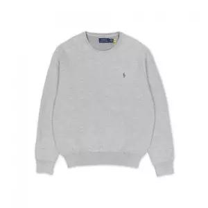 [폴로 랄프 로렌]POLO RALPH LAUREN 5%텍스처 코튼 크루넥 스웨터-그레이 MNPOSWE16821515-020-26 994724