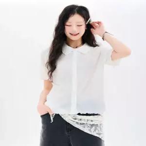 [체이스컬트] [2Color] W 크링클 카라 반팔티