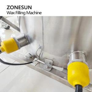 ZONESUN ZS-GTCD 자동 왁스 충전기 소이 파라핀 비왁스 기어 펌프 용융 혼합 양초 제조기