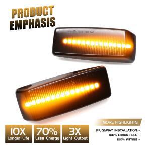 메르세데스 벤츠 C E S SL 클래스 W201 190 W124 R129 다이나믹 LED 사이드 마커 라이트 방향지시등 리피