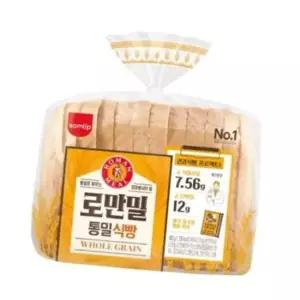 (오티삼립)로만밀 통밀식빵 420g 1봉