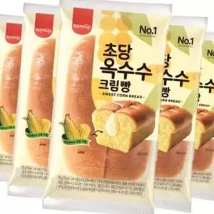 (오티삼립)초당옥수수크림빵 100g 5봉