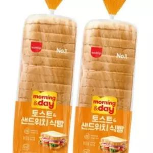 (JH삼립) 모닝데이 토스트샌드위치식빵 768g 2봉
