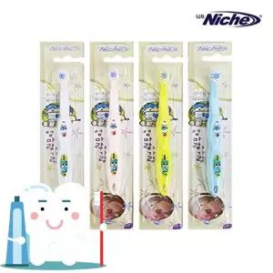 니치 엄마랑 아가랑 칫솔 유아용 4개 색상랜덤