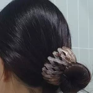 [룽스_66]올림머리 만두핀 기본 똥머리 자바라만두핀