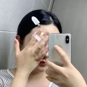 [룽스_66]집게핀 수정화장 뷰티샵 데일리 메이크업 1P
