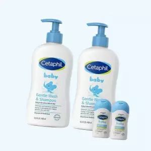 세타필 베이비 바디워시 샴푸 400ml 2개+베이비 로션 50mlx2 약산성 저자극 탑투토 4886600